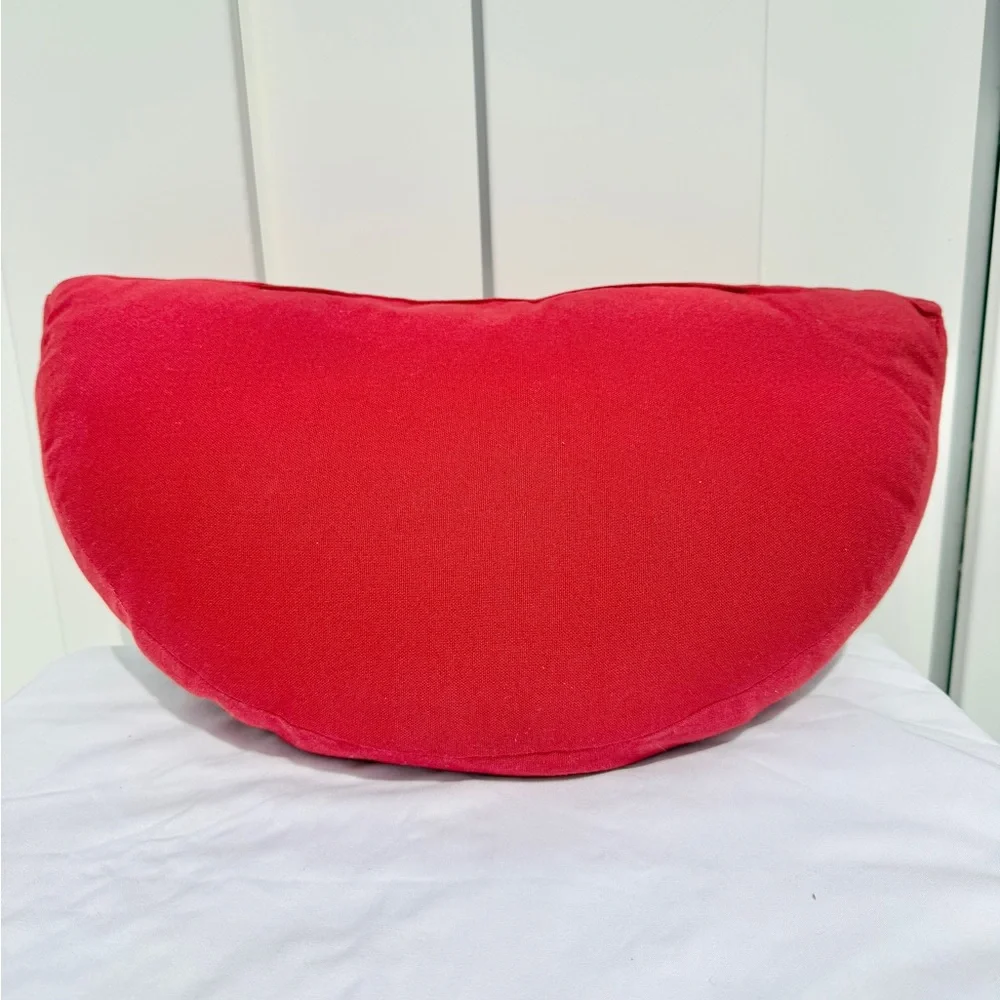 Watermelon Beaded Decorative Accent Pillow NEW